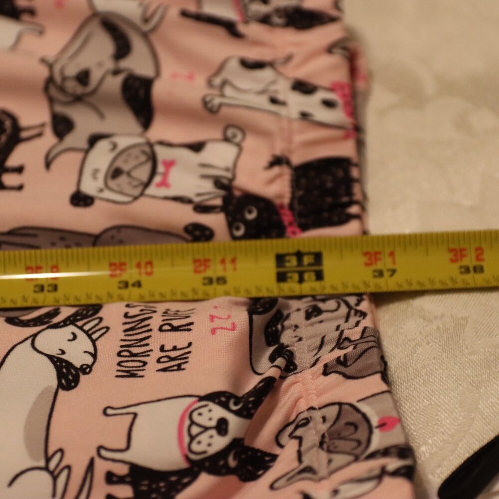 Secret Treasures Mornings are Ruff Dog Print Pajama Pants pants size Large - Picture 12 of 13